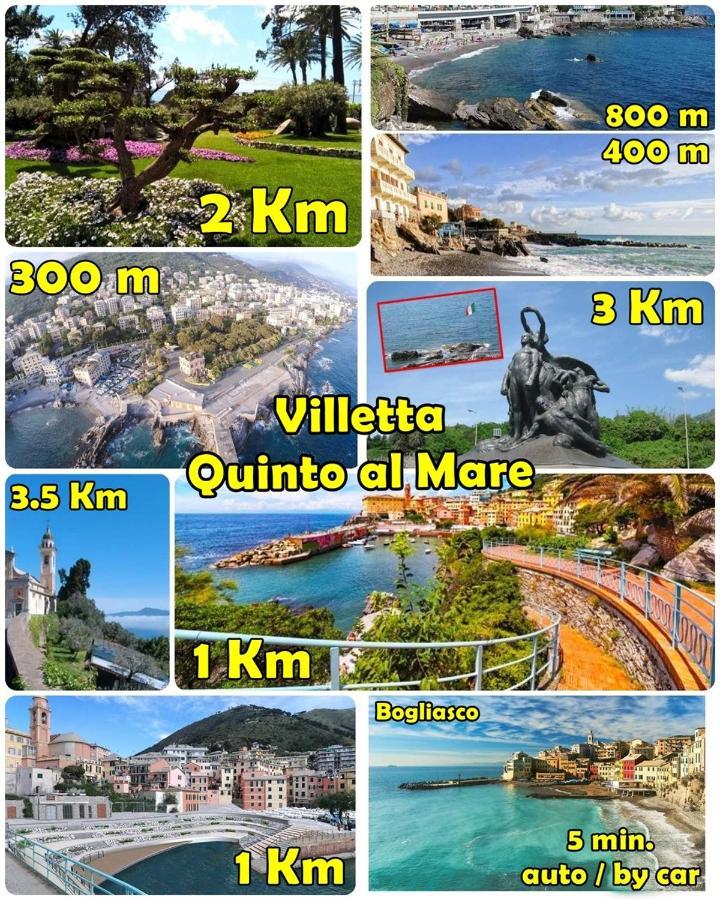 Villetta Quinto Al Mare - 2 Minutes From The Beach Генуя Екстер'єр фото